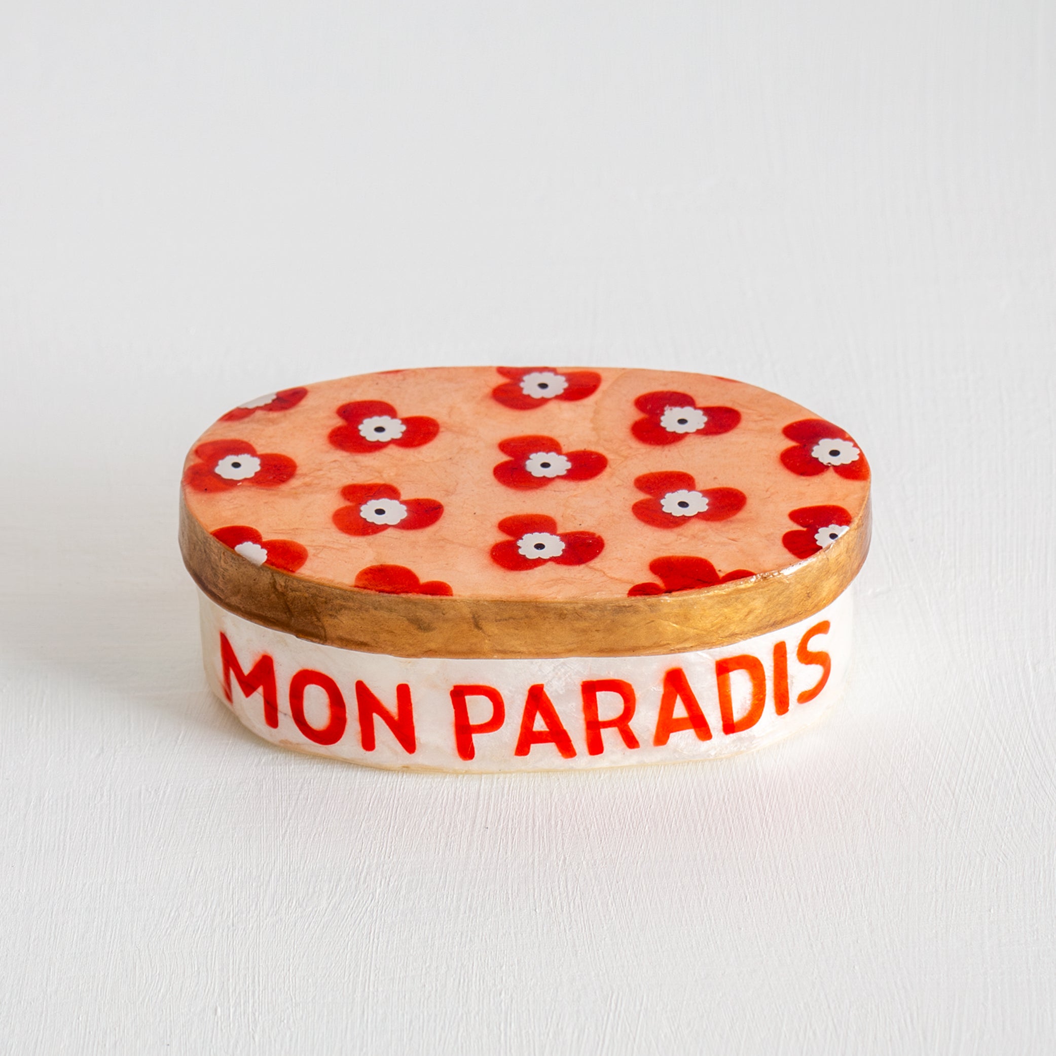 Paradis Large Oval Box - Pink