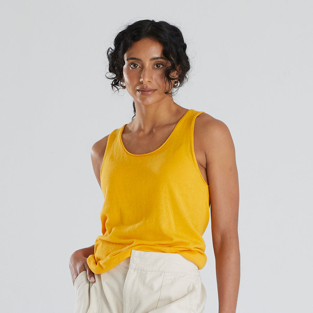 Naomi Knit Tank - Melon