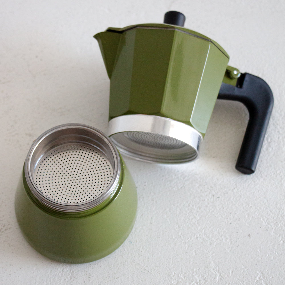 Nero Stovetop Espresso Maker - Olive