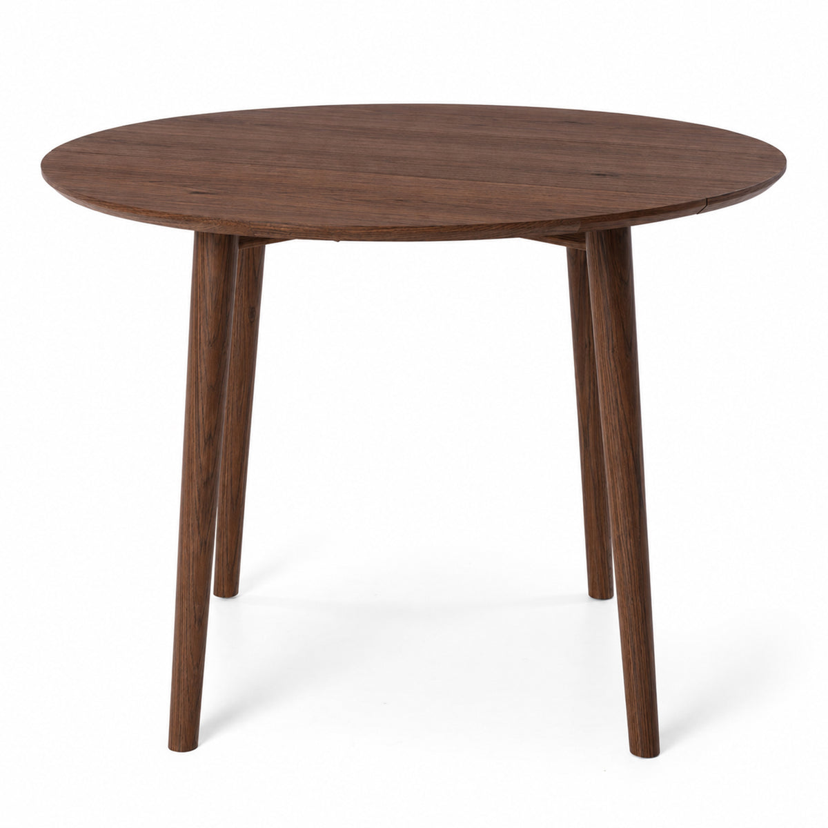 Nico Drop Leaf Round Table - Walnut