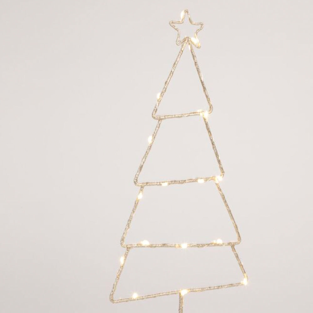 LED Outline Tree - Champagne