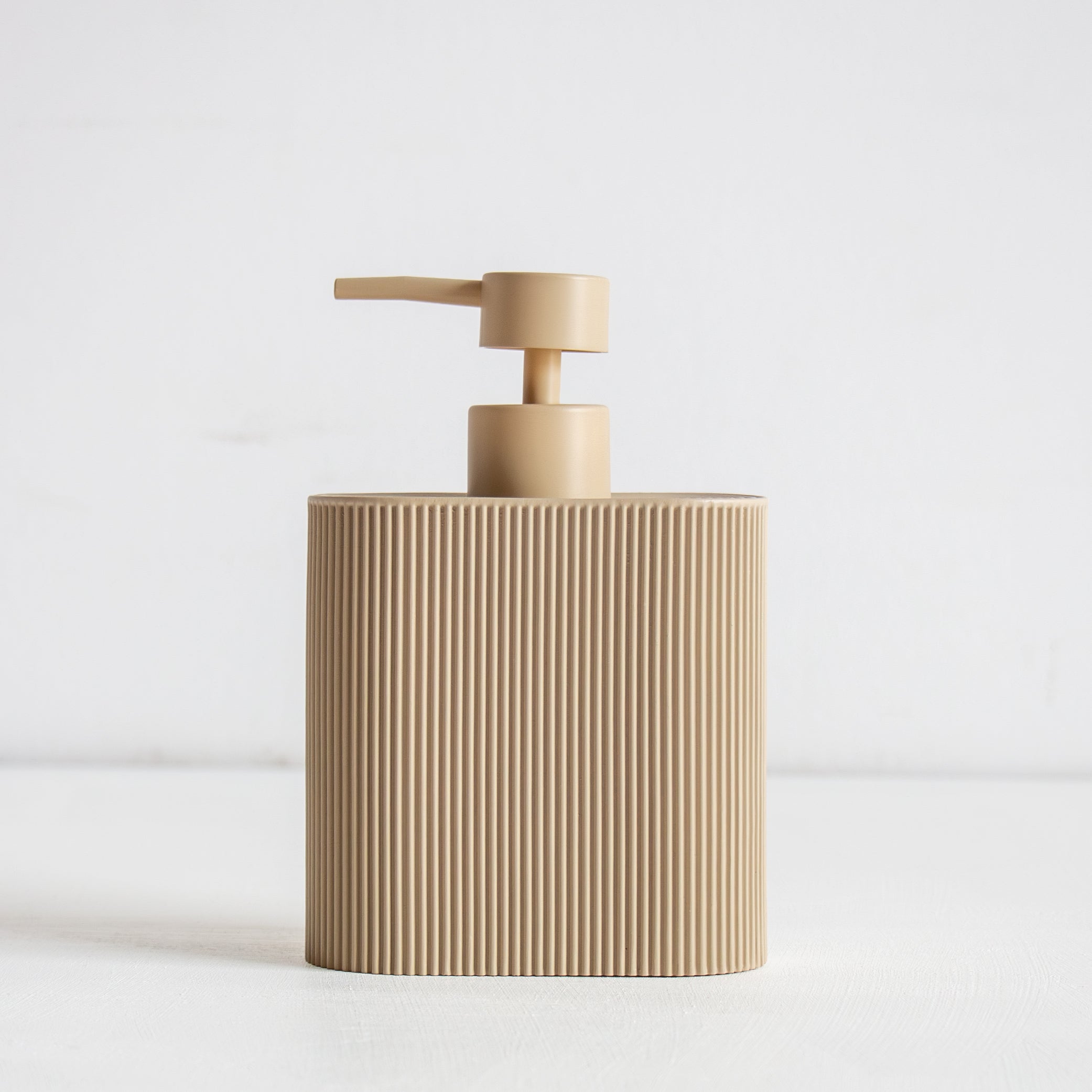Sid Resin Soap Dispenser - Taupe