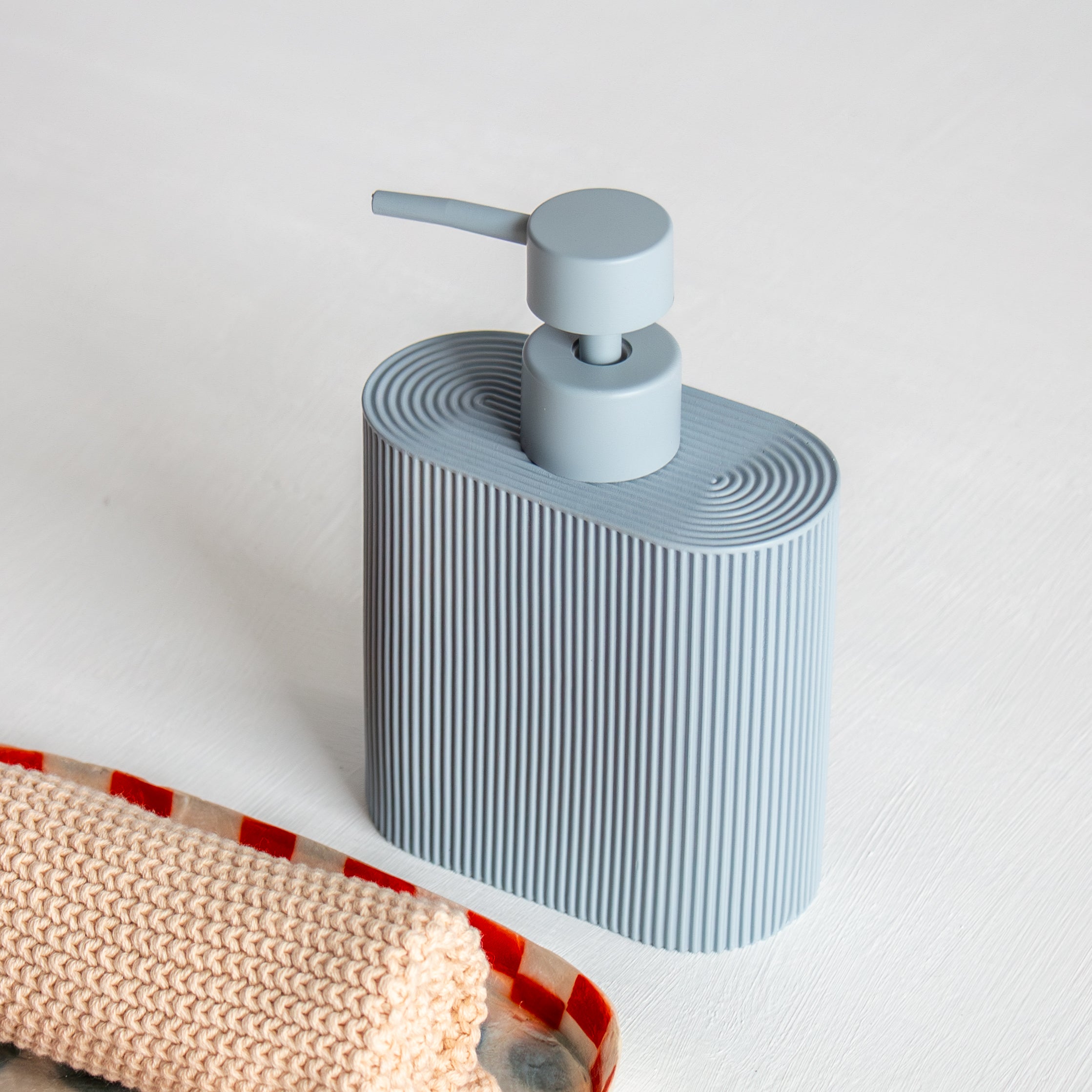 Sid Resin Soap Dispenser - Steel