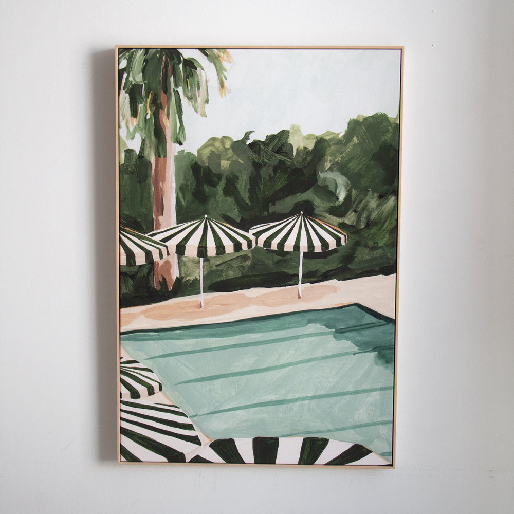 Resort Umbrella Canvas - Green