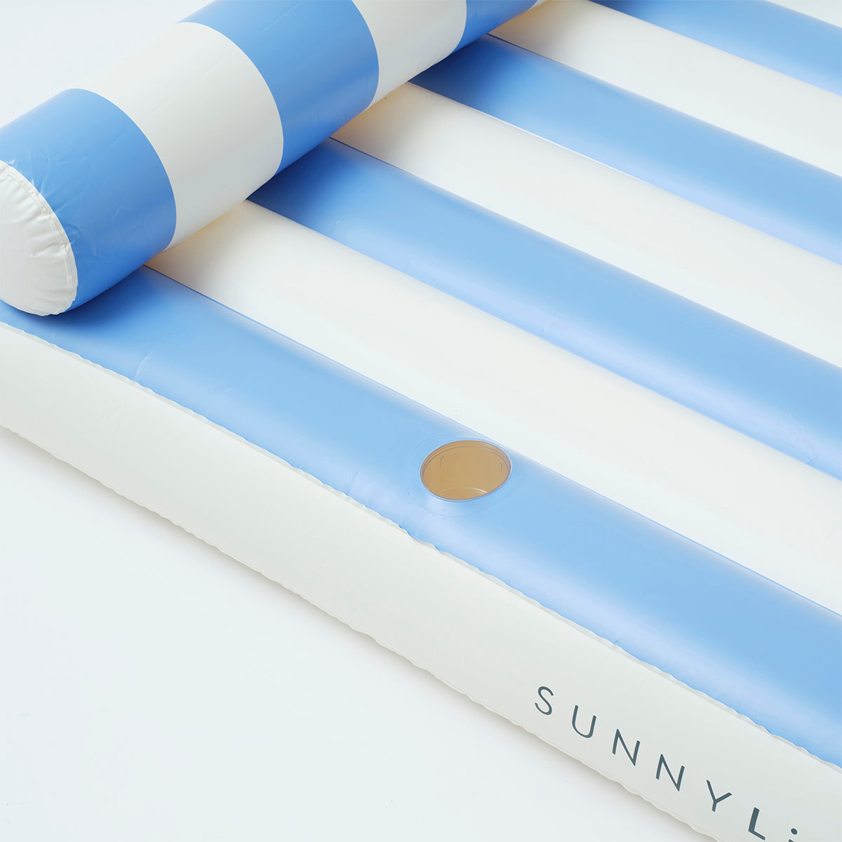 Luxe Lilo - Blue Stripe