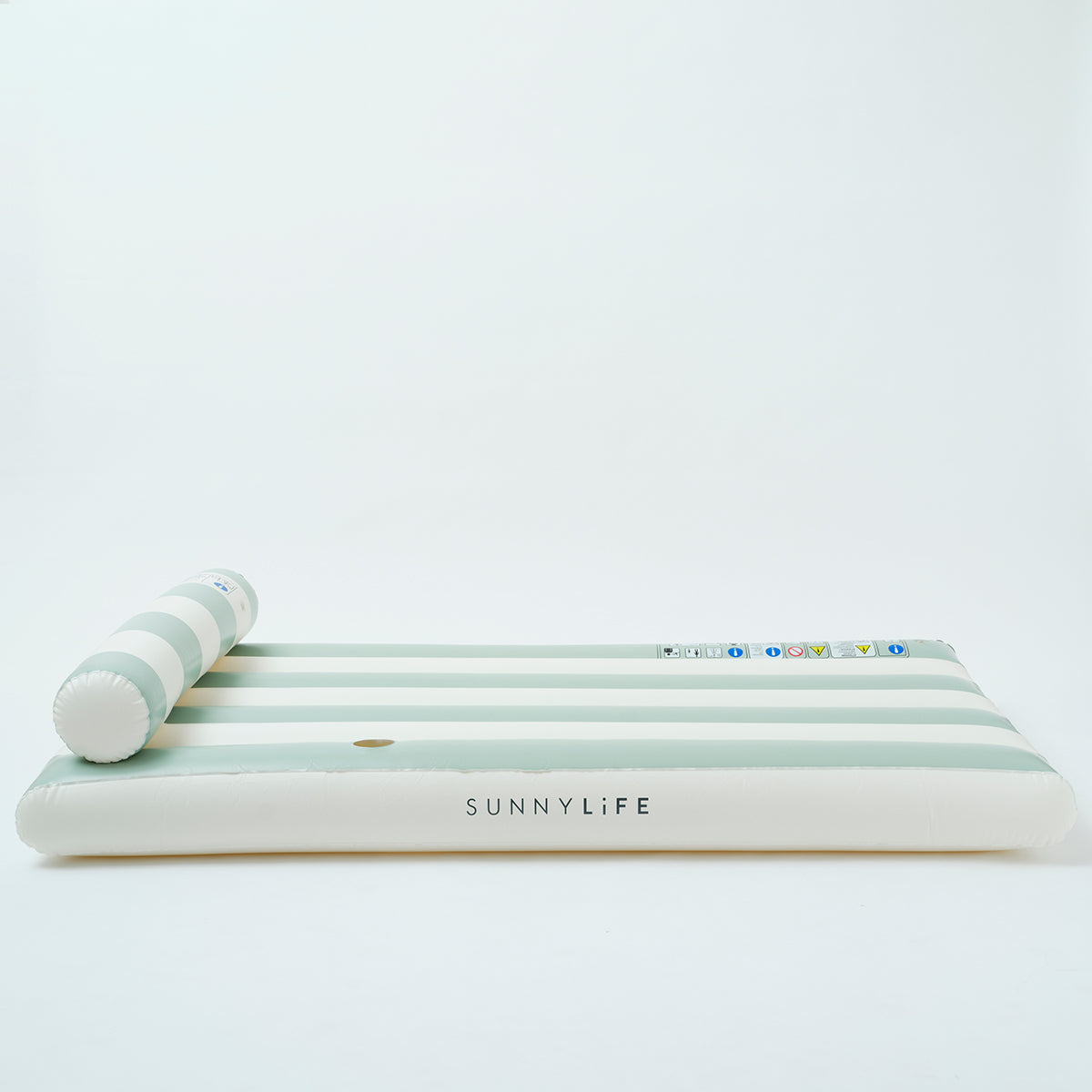 Luxe Lilo - Green Stripe