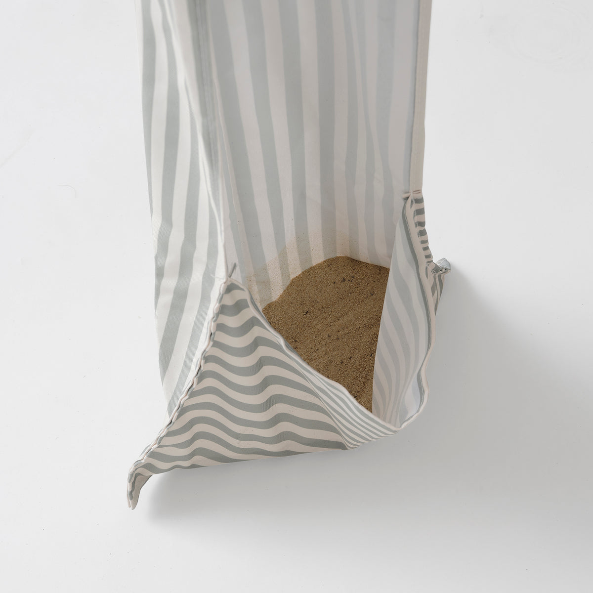 Beach Cabana Sea - Sage Stripe