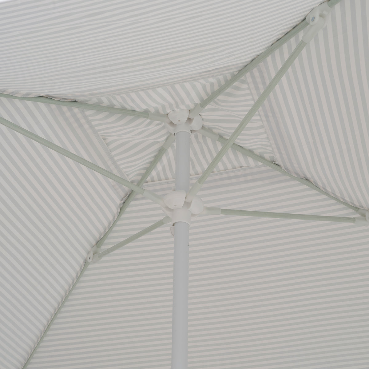 Beach Cabana Sea - Sage Stripe