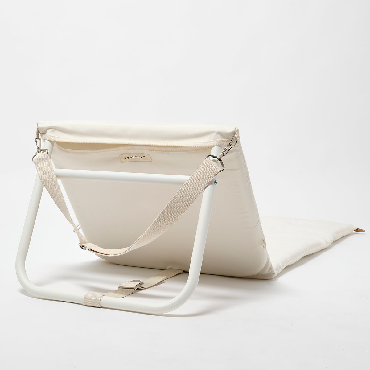 Reclining Beach Chair - Cream