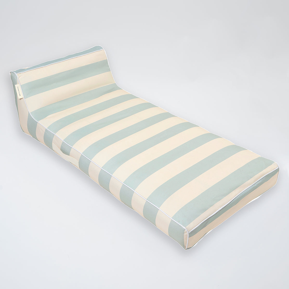 Luxe Lie-On Lounger - Blue Stripe