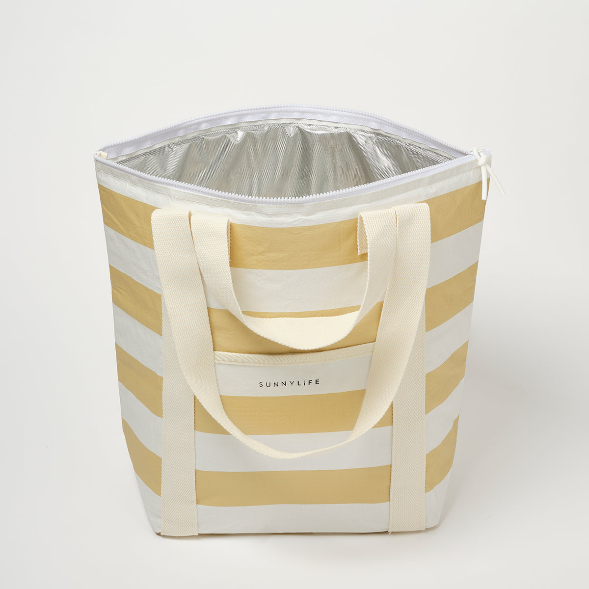 Light Cooler Tote - Butternut Stripe