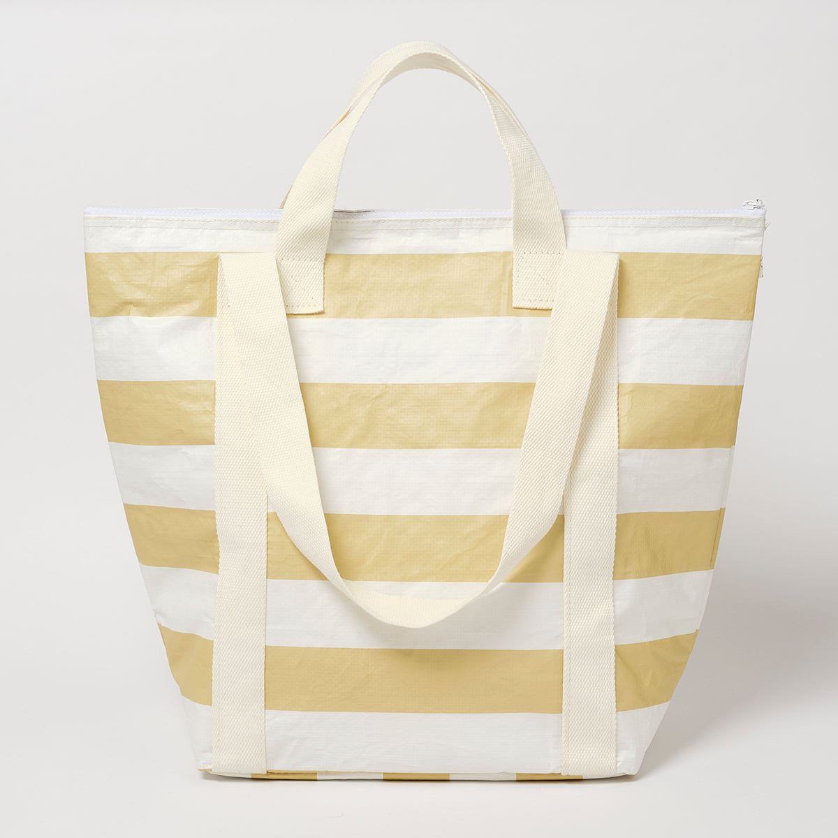Light Cooler Tote - Butternut Stripe