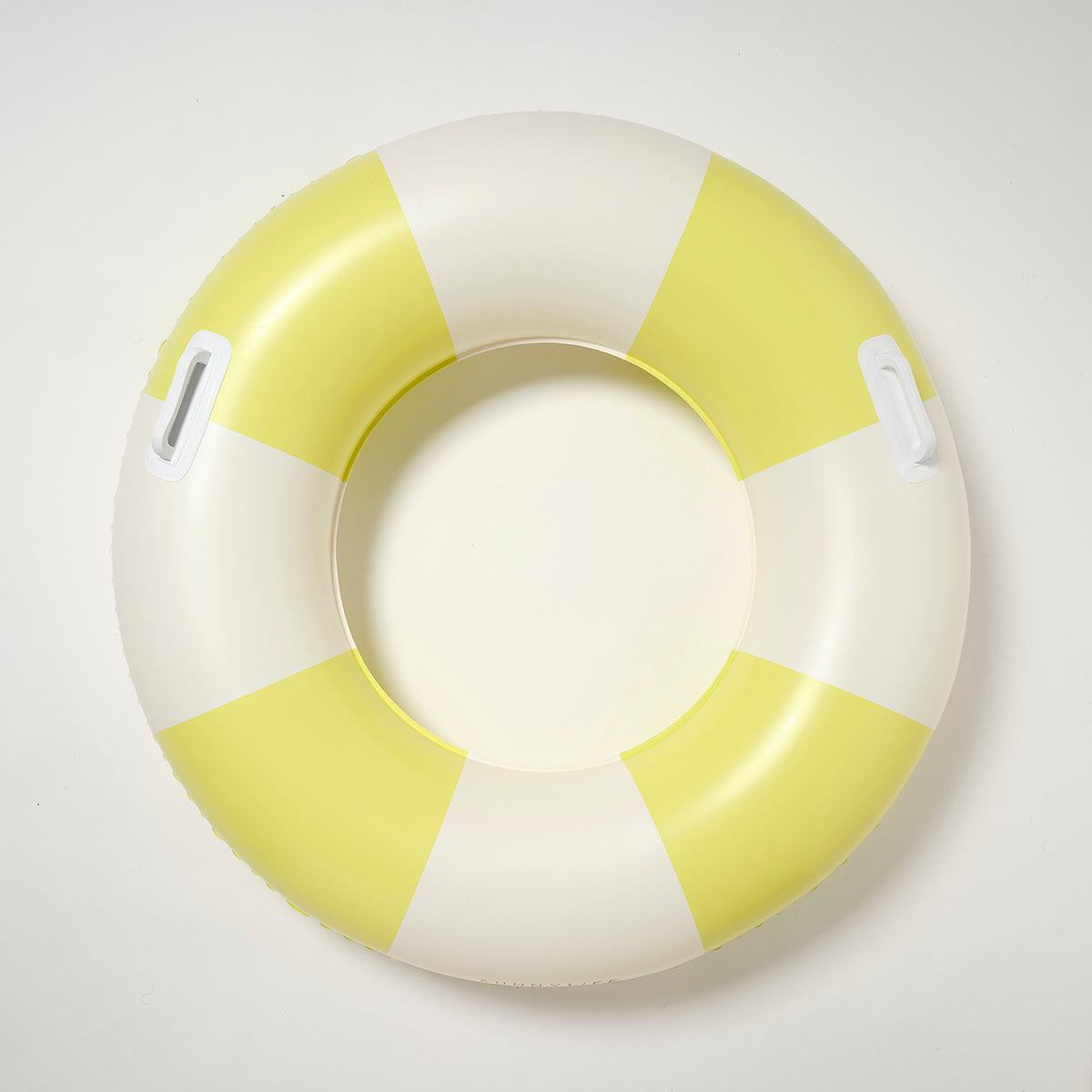 Tube Pool Ring Sunshine - Yellow Stripe