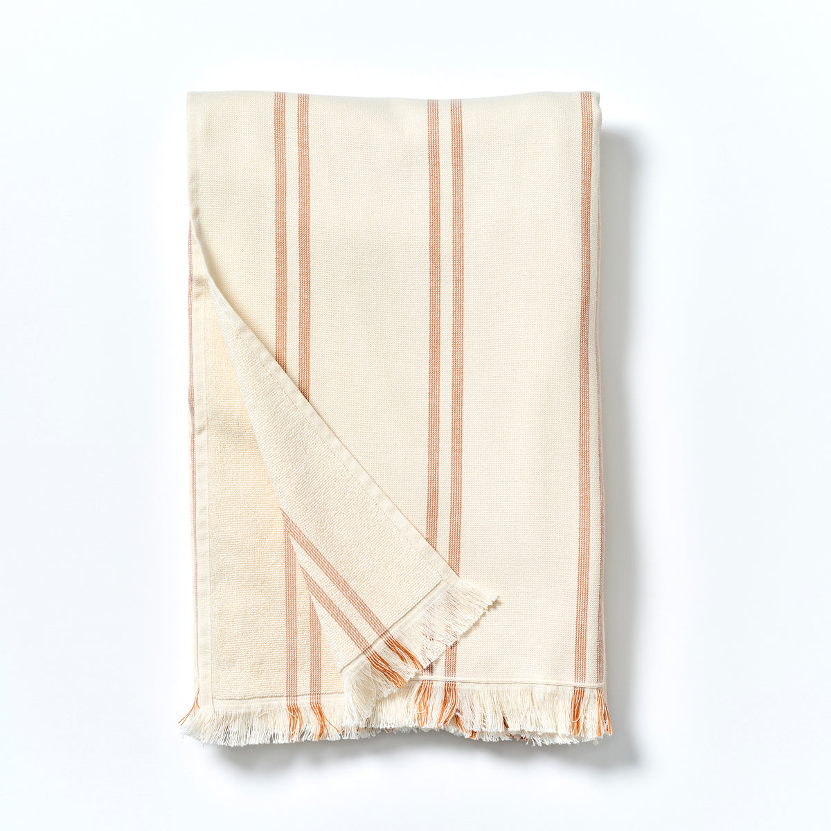 Fouta Beach Towel - Tierra Clay Stripe