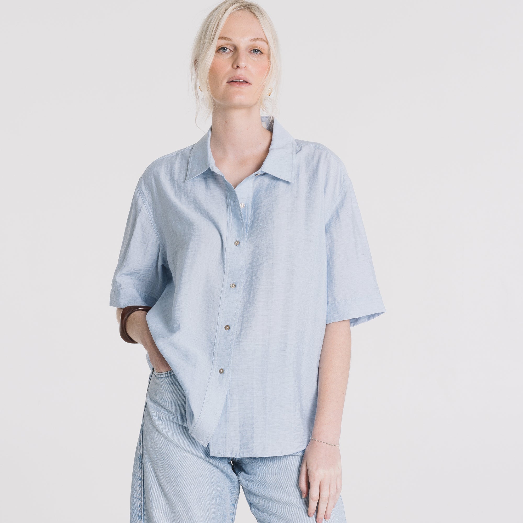 Abbe Shirt - Light Blue