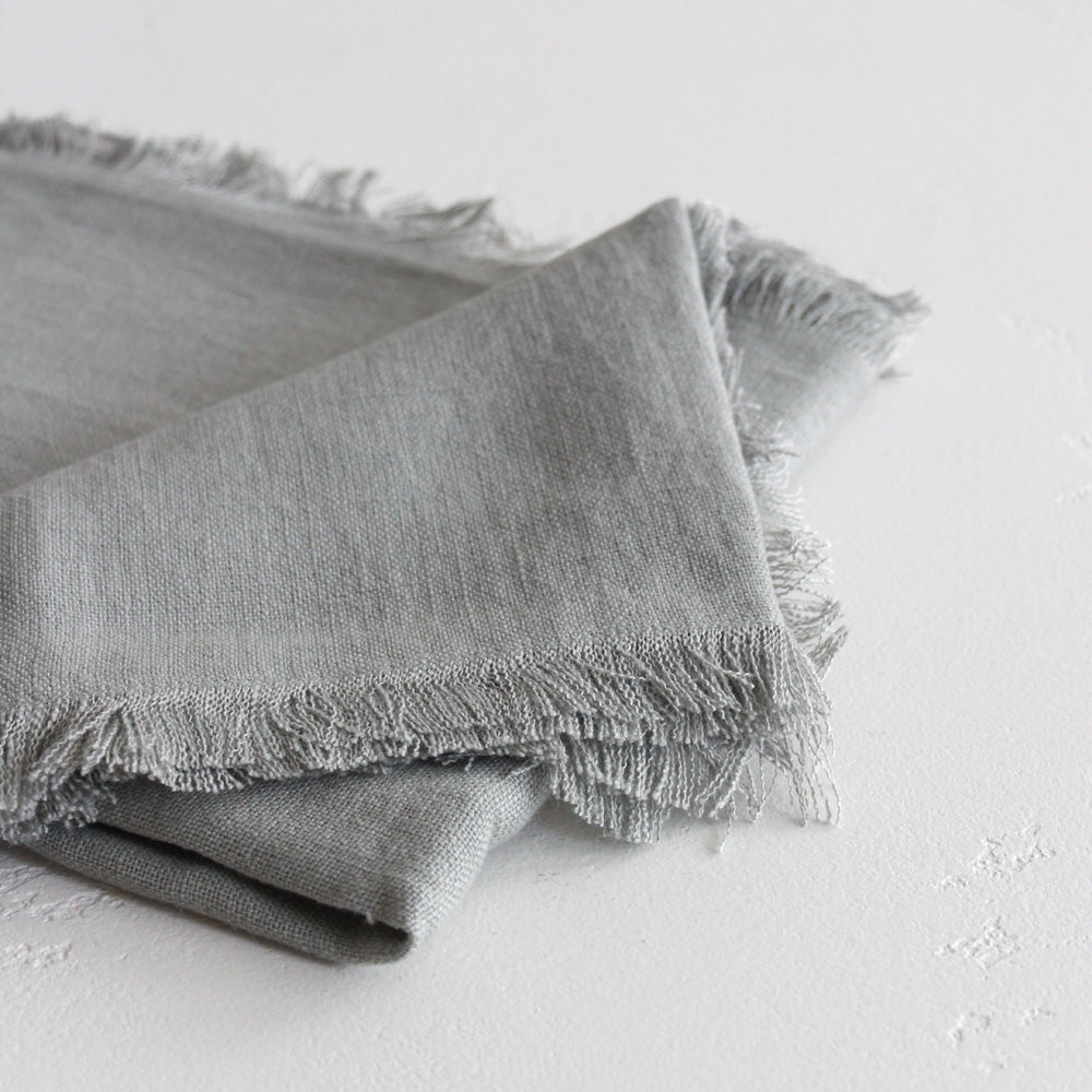 Salina Linen Throw- Mist