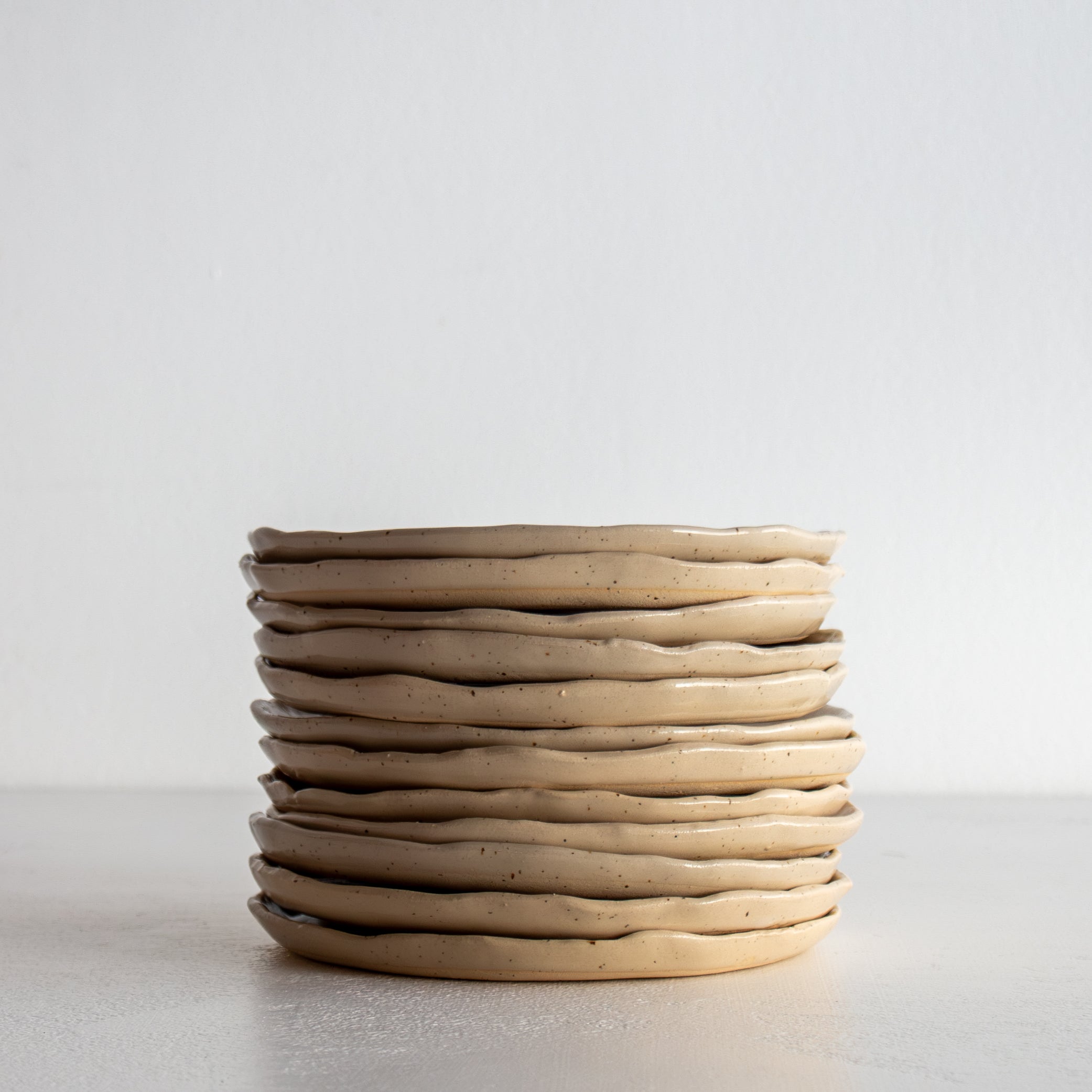 Agathe Ceramics Side Plate - White Speckle