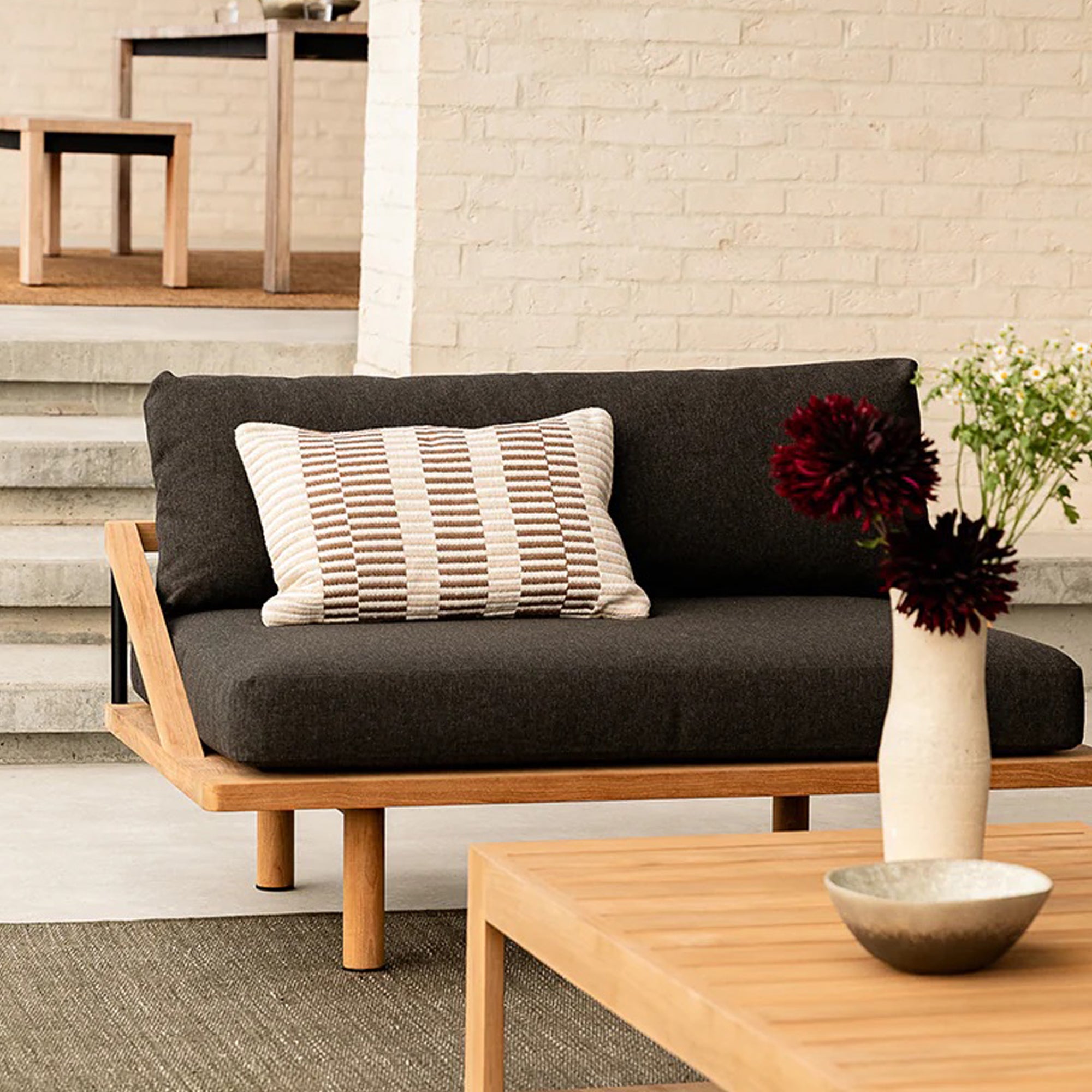 Sol Outdoor Cushion - Terracotta