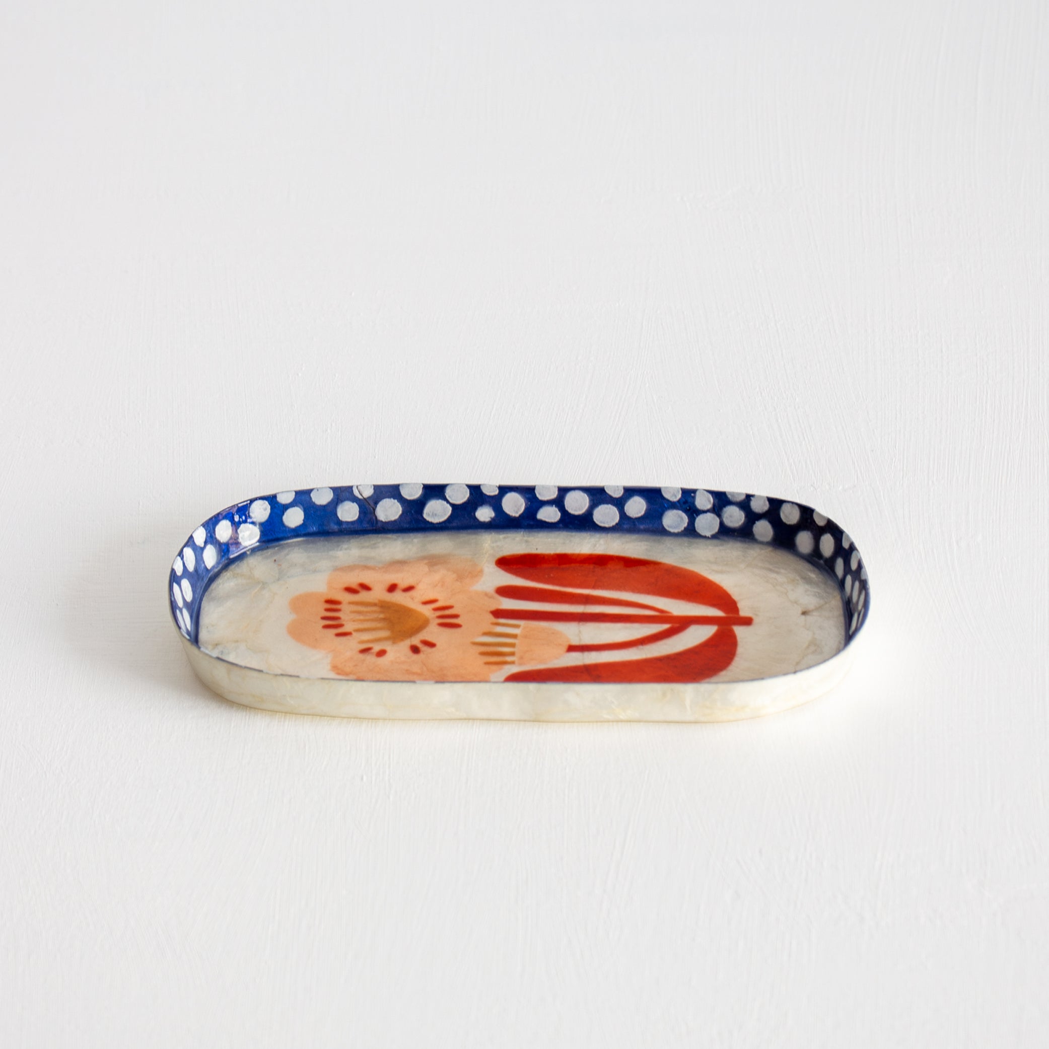 Paradis Spotted Flower Tray - Pink