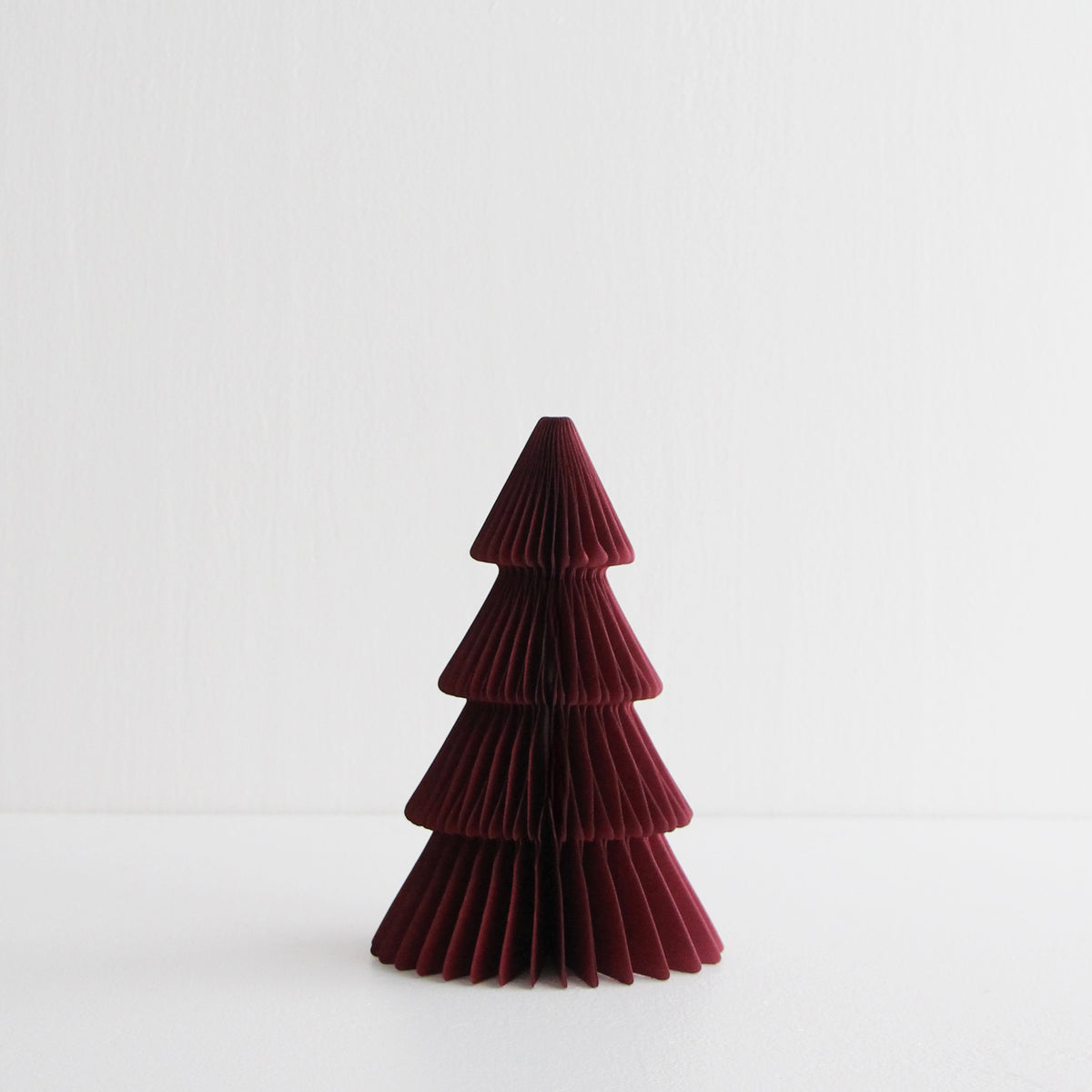 Standing Christmas Tree Decoration 20cm - Plum
