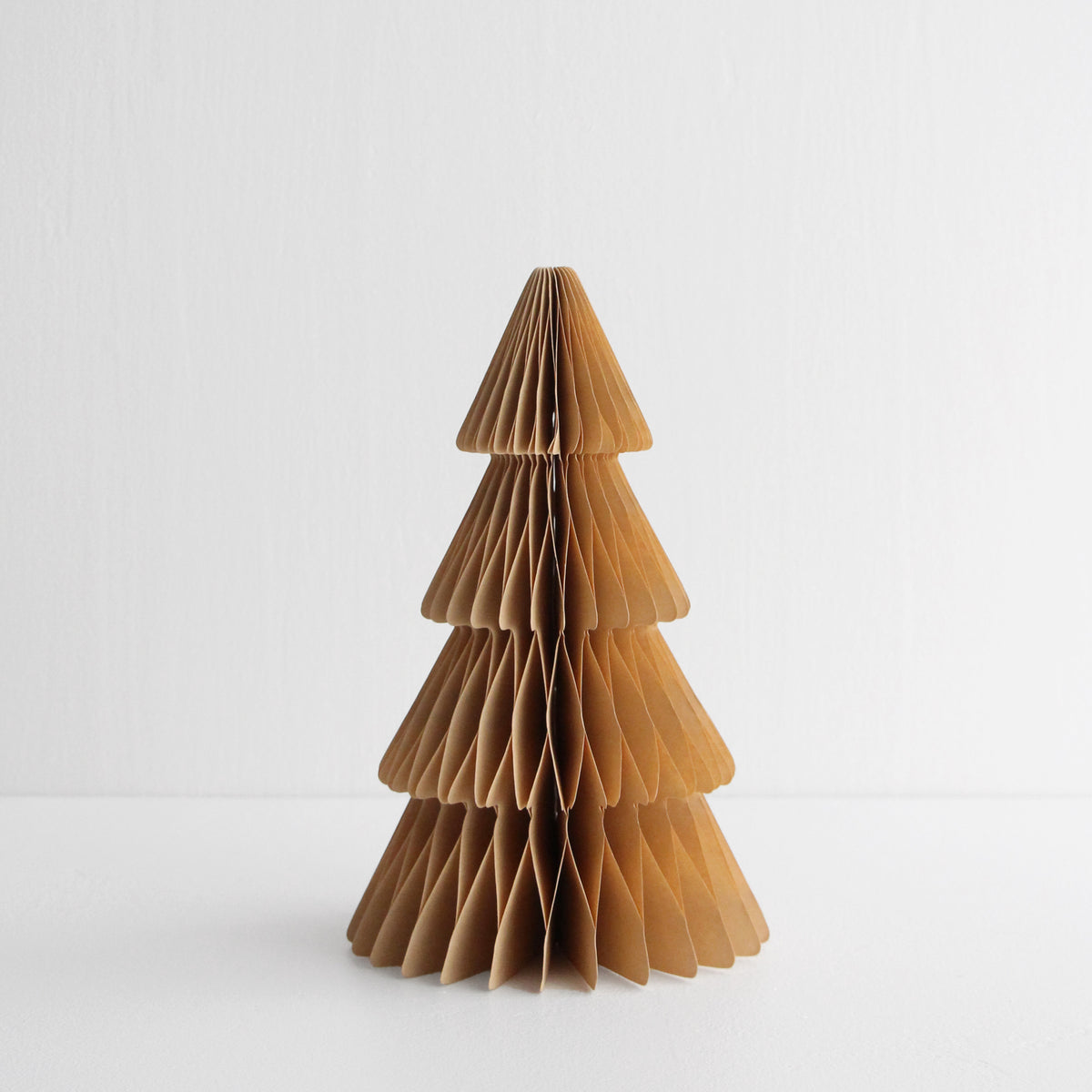 Standing Christmas Tree Decoration 30cm - Gold