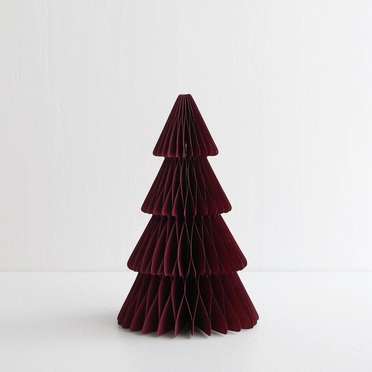 Standing Christmas Tree Decoration 30cm - Plum