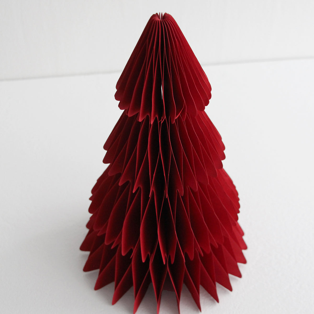 Standing Christmas Tree Decoration 20cm - Red