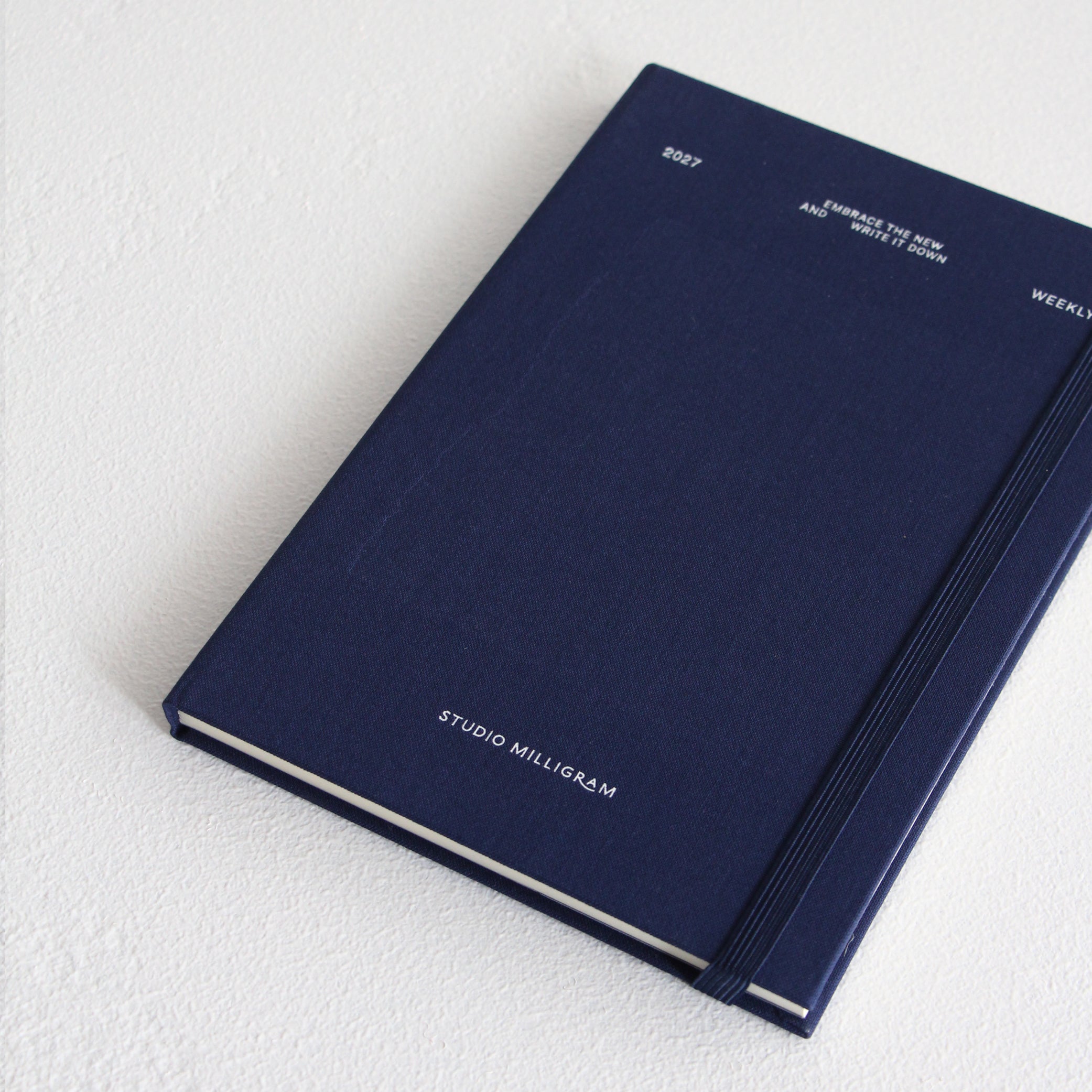 Studio Milligram 2027 Weekly Diary - Navy