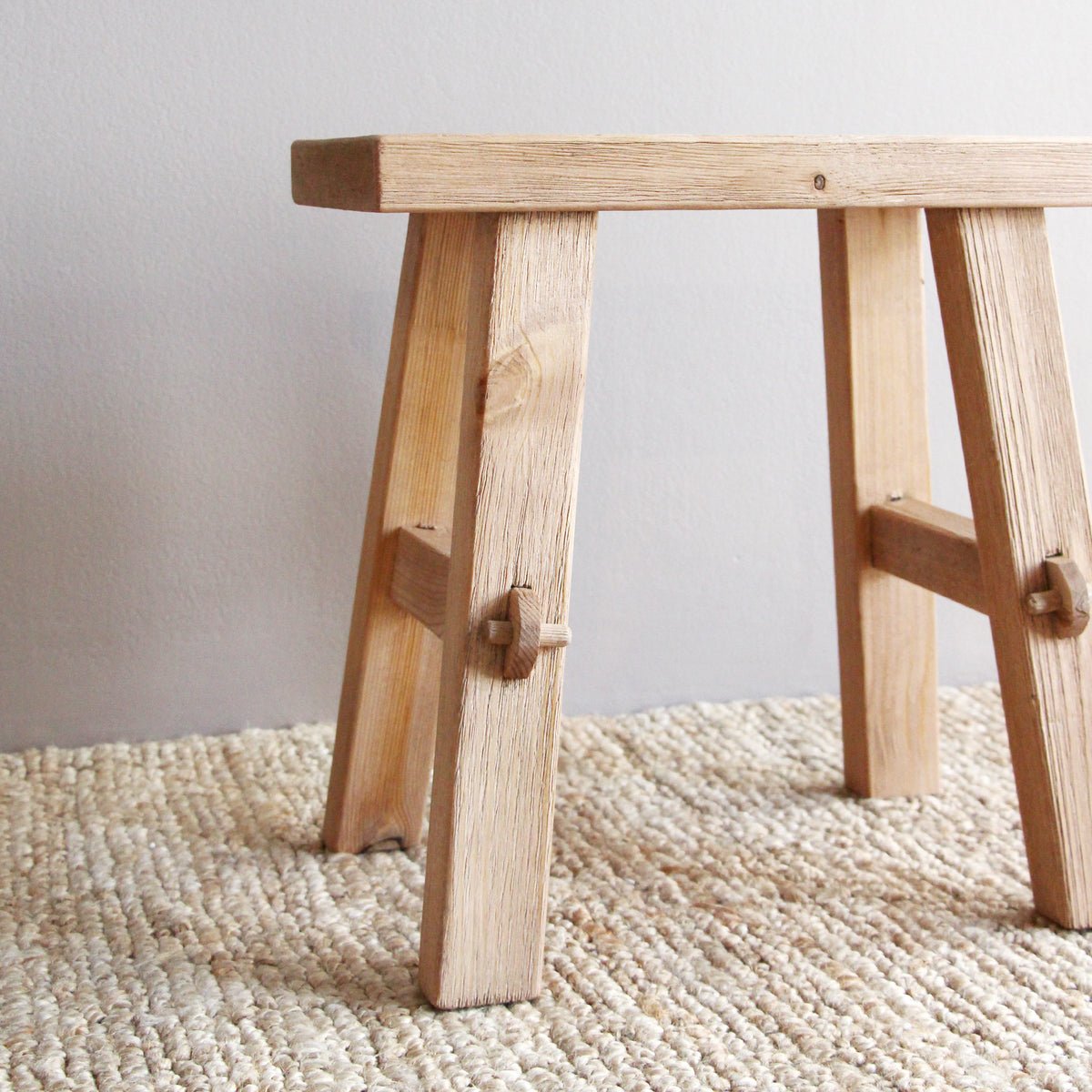 Tate Reclaimed Wood Bench - Short