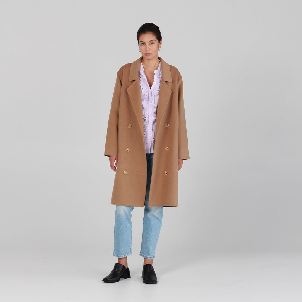 Tess Broderie Blouse - Iris