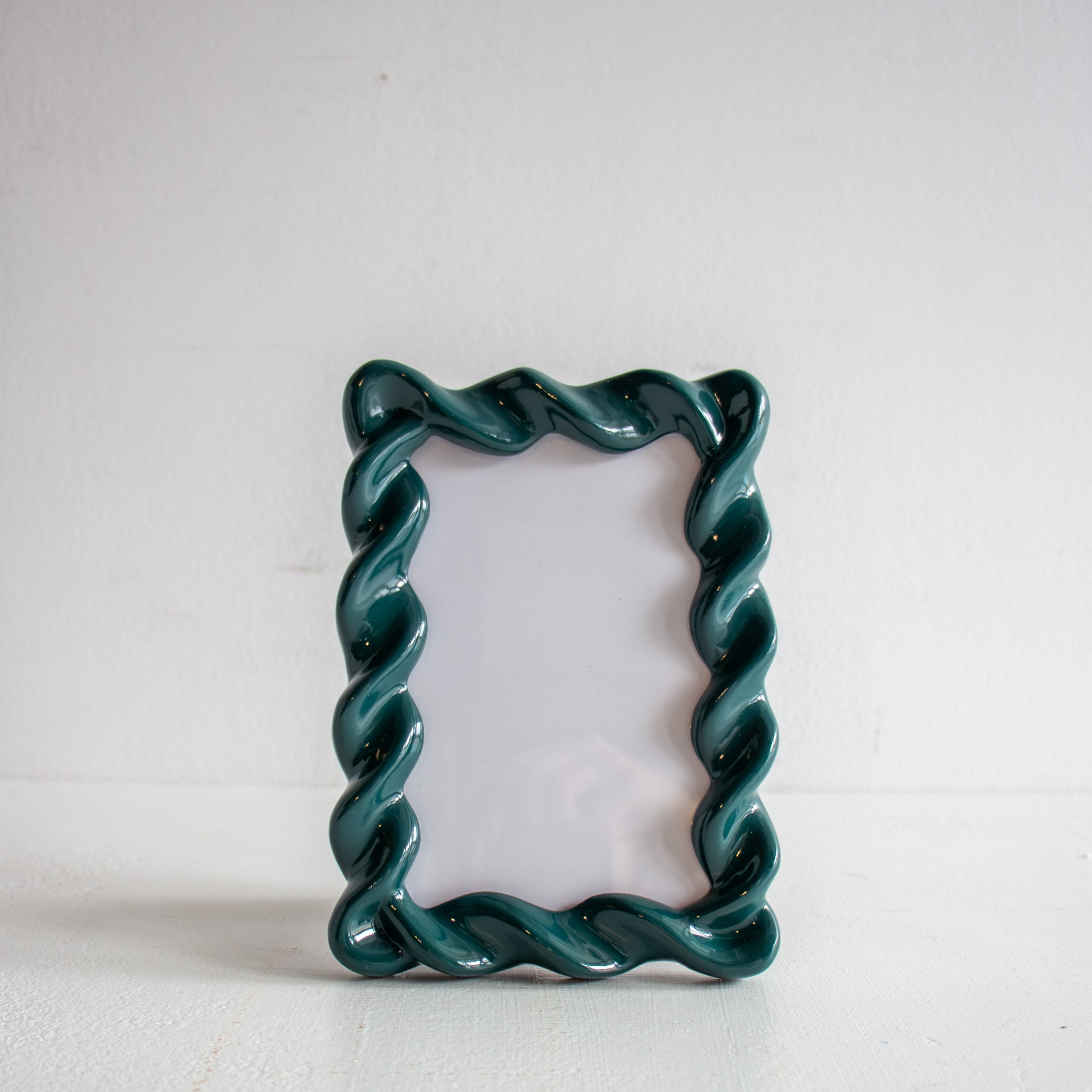 Twist Photo Frame 4x6 - Jade