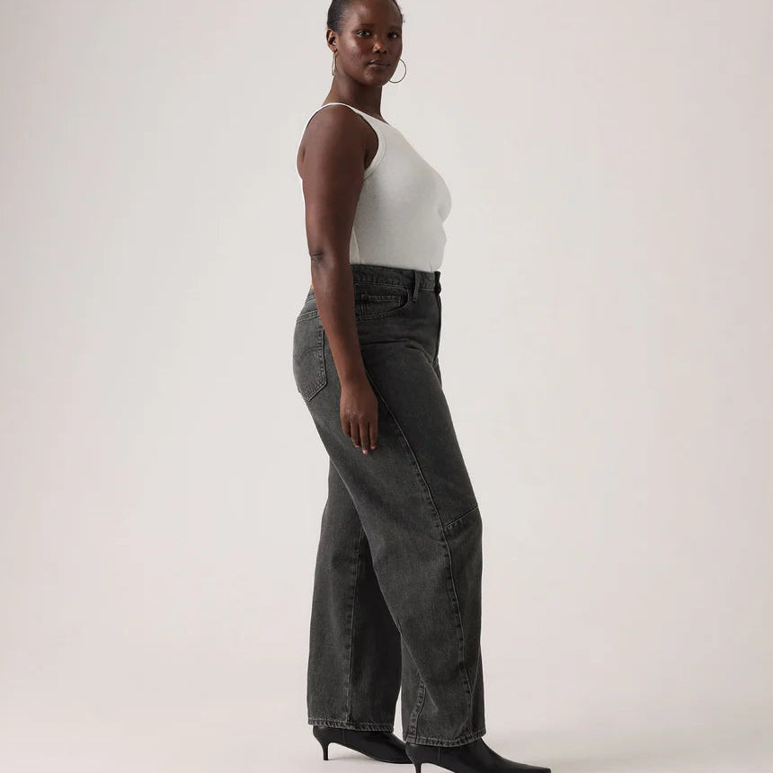 Baggy Dad Barrel Jeans - Rebel Edge Barrel