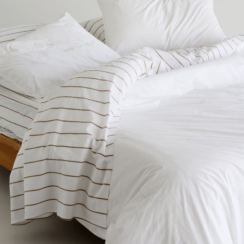 Stonewash Cotton Duvet - White