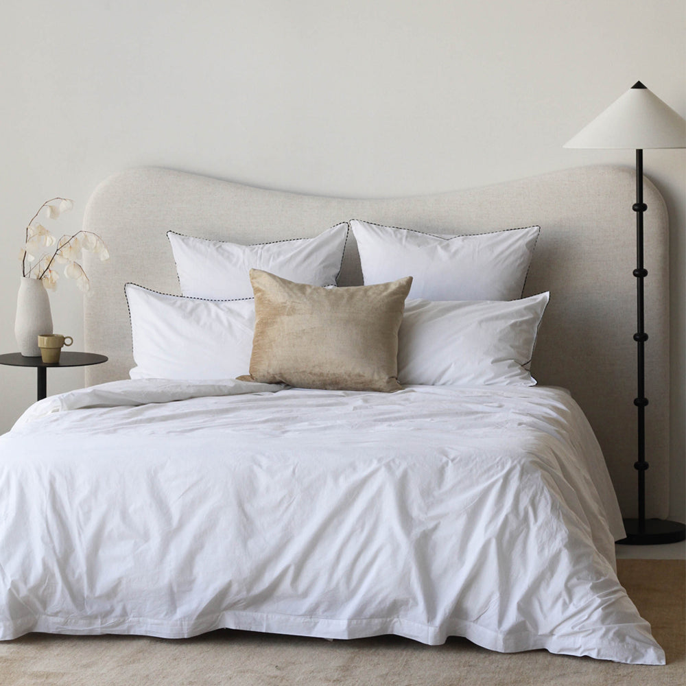 Stonewash Cotton Duvet - White