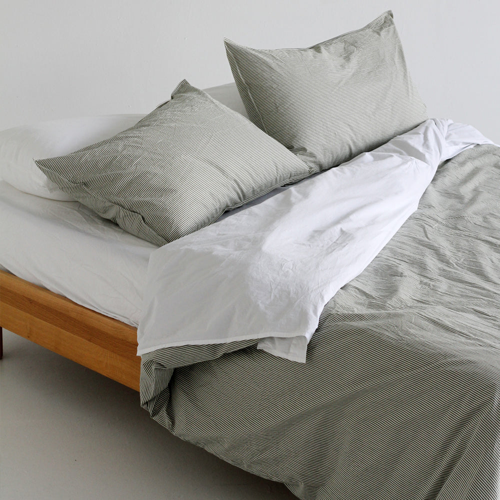 Stonewash Cotton Flat Sheet- White
