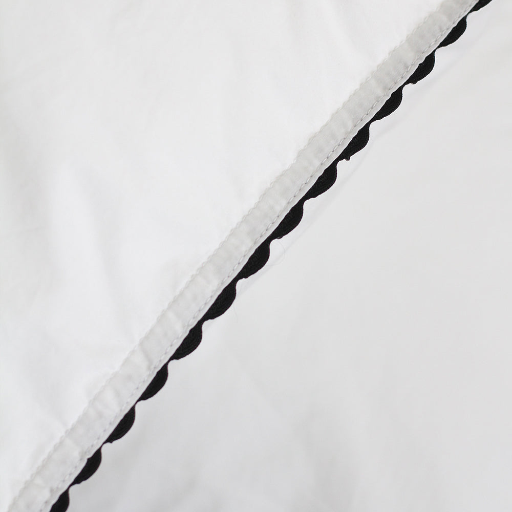 Wavy Pillowcases - White