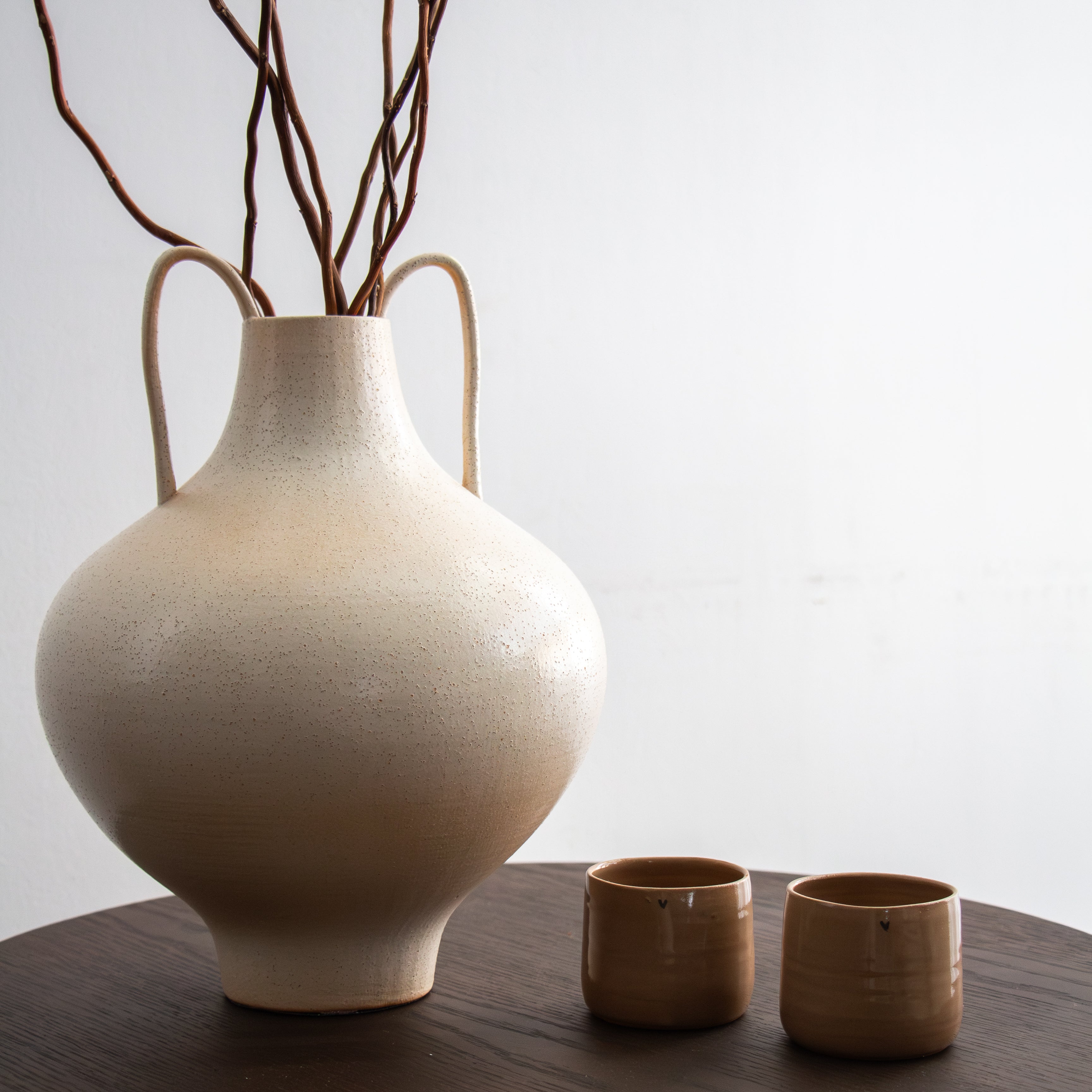 Wylie Vase - Ivory