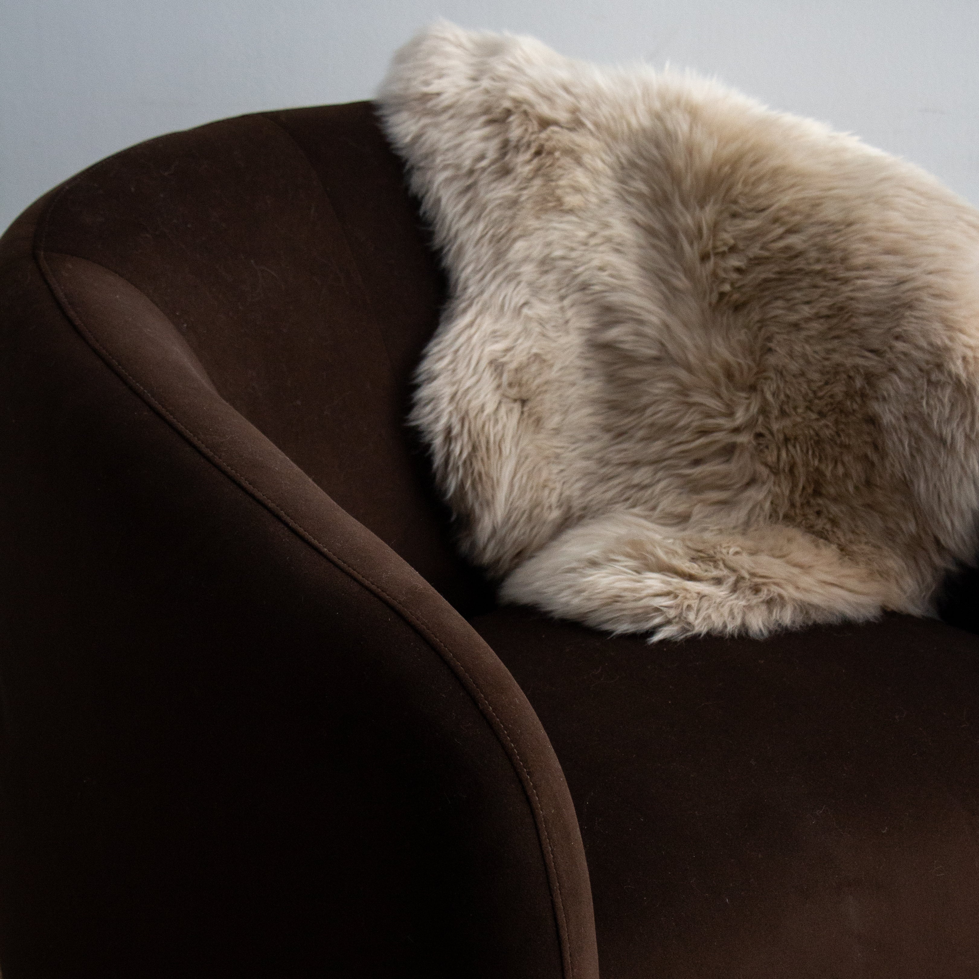 Xander Swivel Chair - Chocolate Velvet