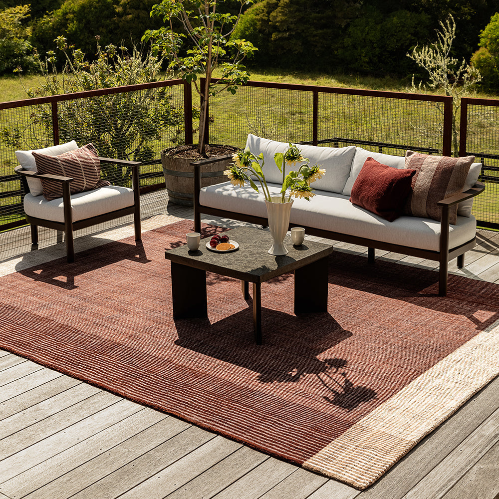 Bedrock Floor Rug - Claret
