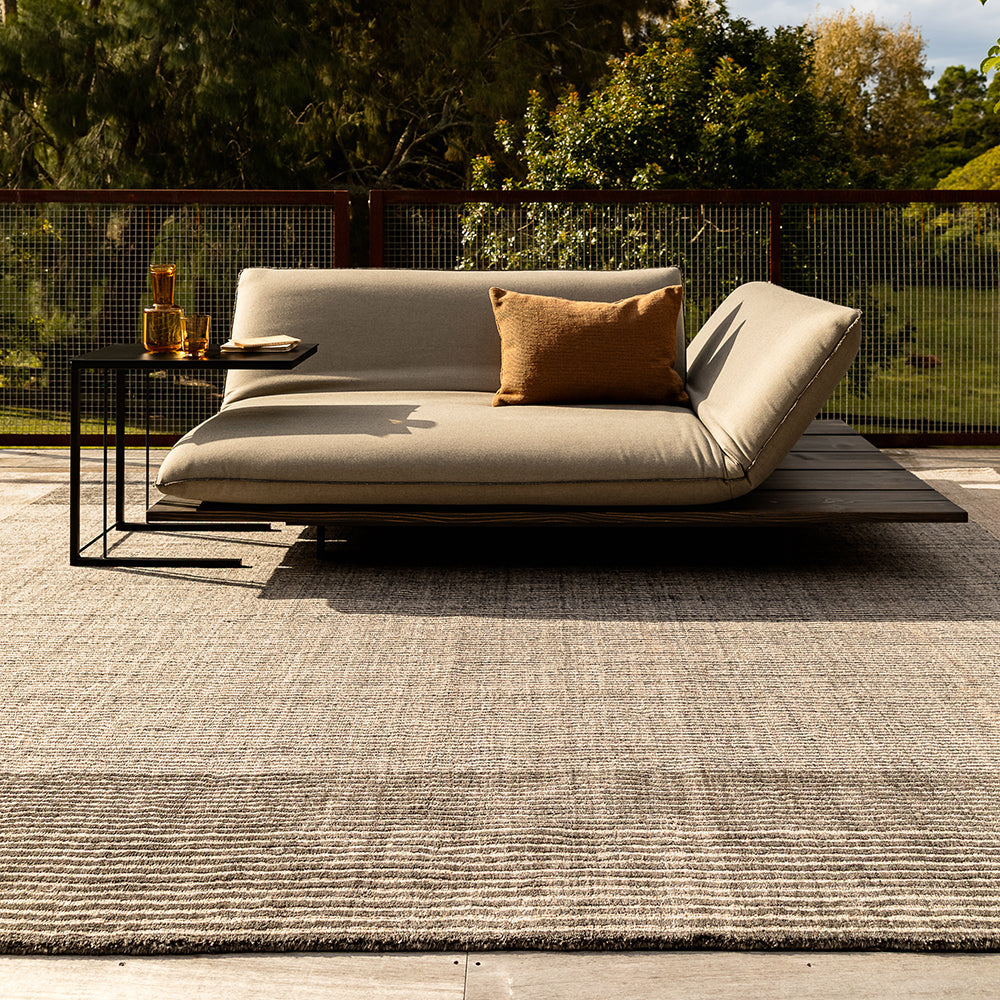 Bedrock Floor Rug - Zinc