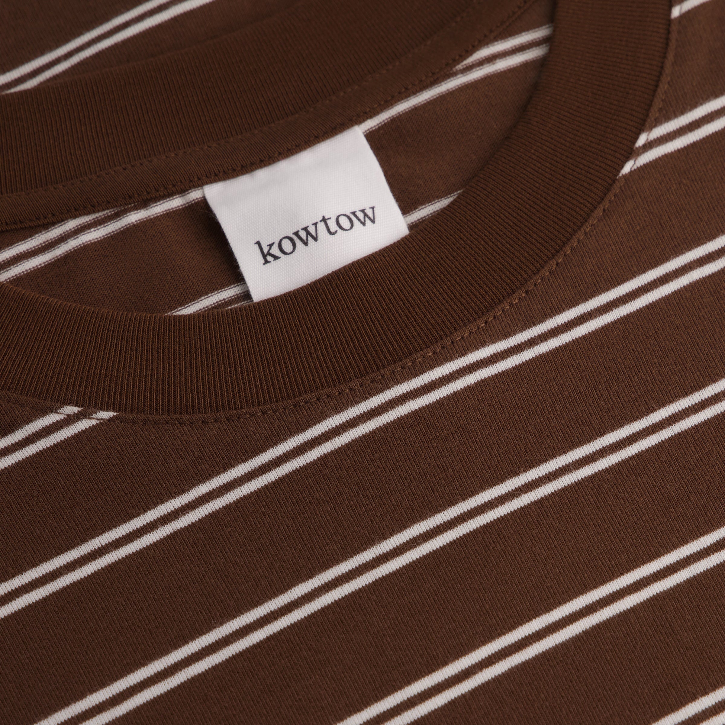 Classic Tee Brown Stripe