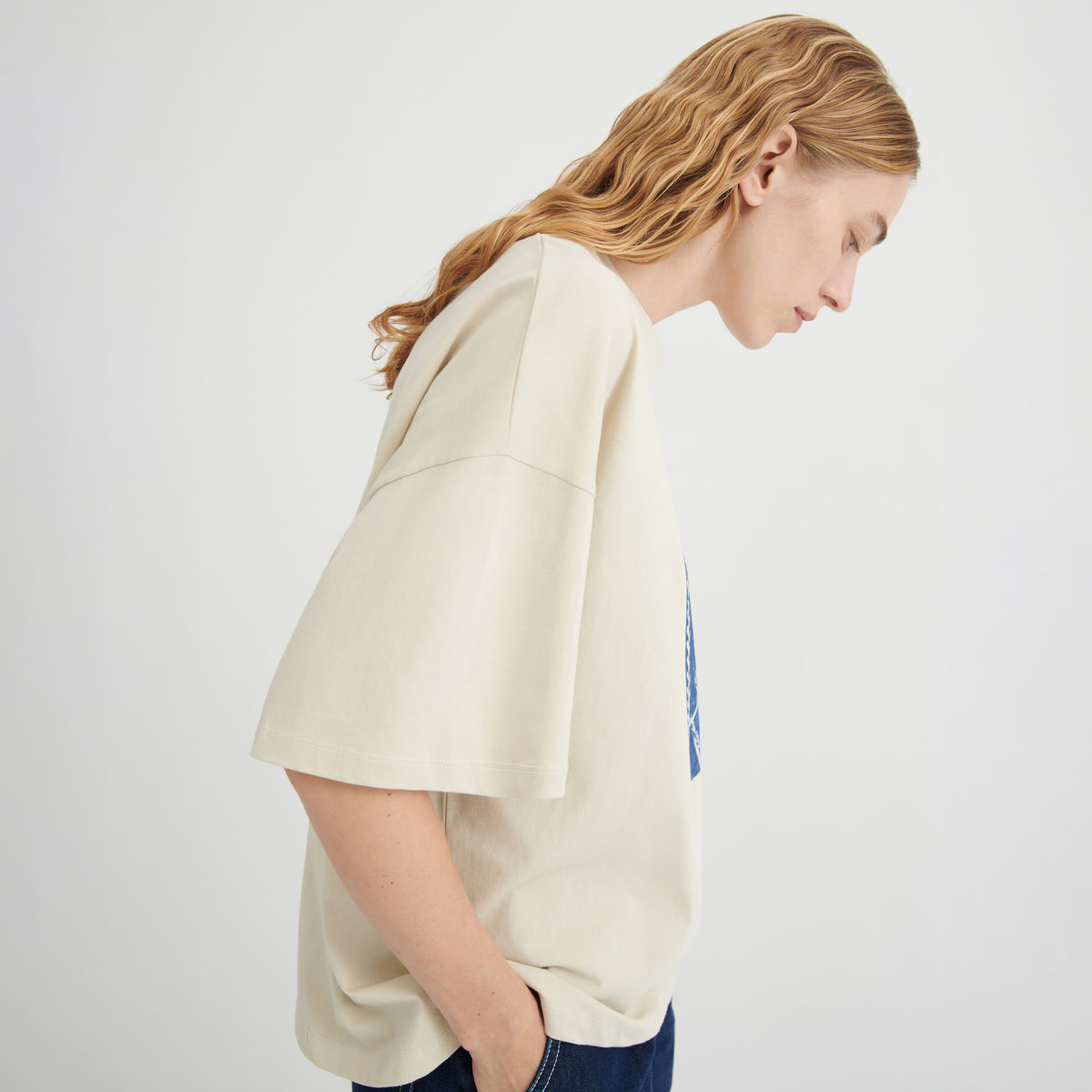 Cyanotype Tee - Stone