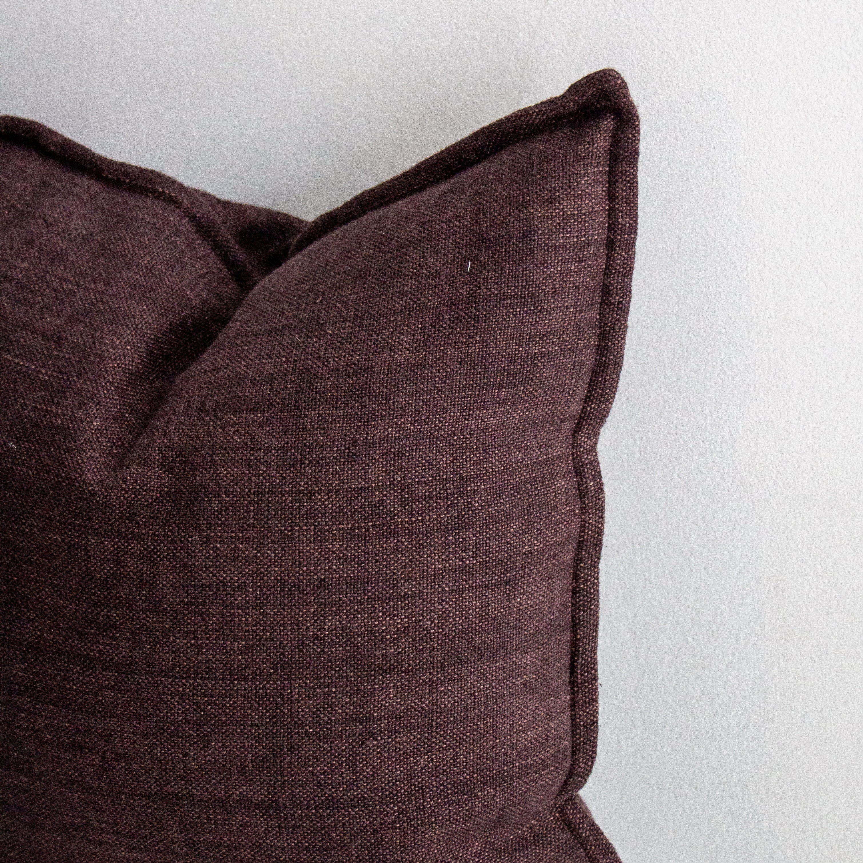 Flaxmill Cushion - Mahogany