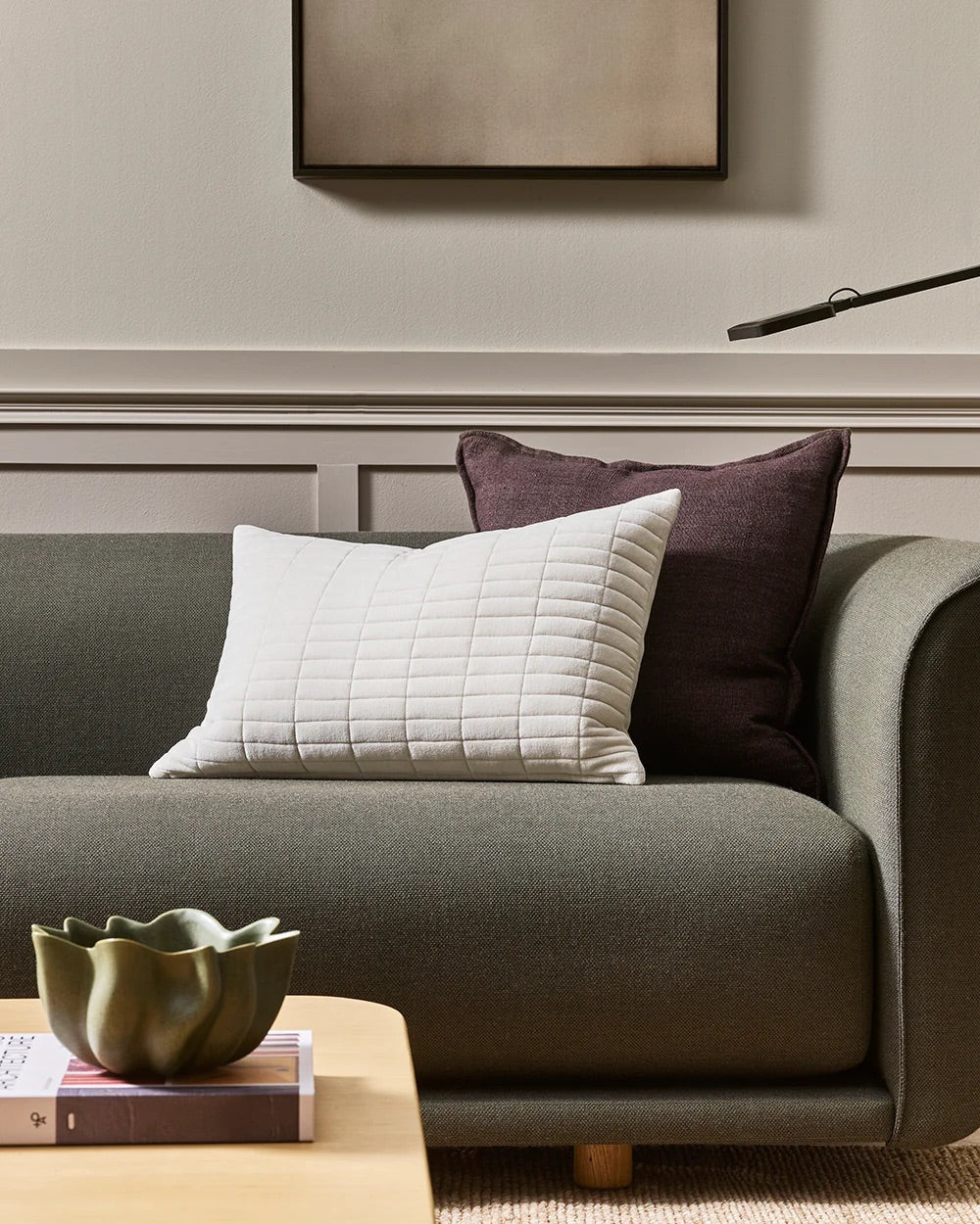 Flaxmill Cushion - Mahogany