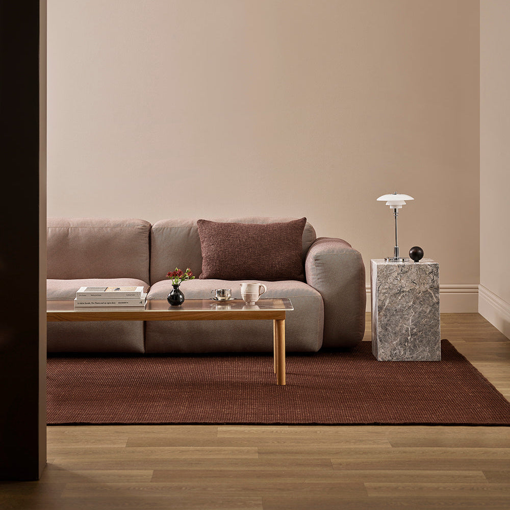 Linden Floor Rug - Brick