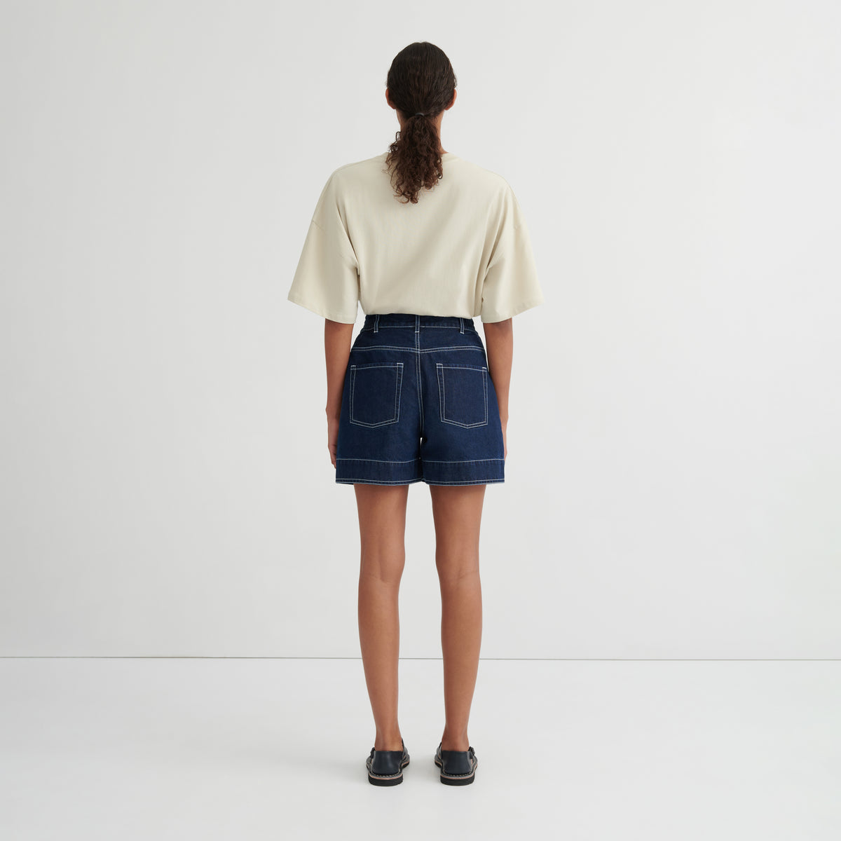 Outline Shorts - Indigo Denim