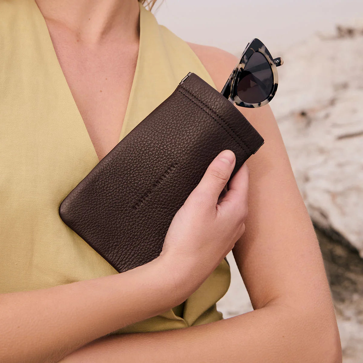 Keepsake Sunglasses Case - Cocoa