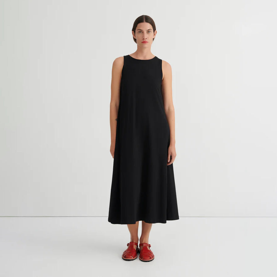 Tank Swing Dress - Black