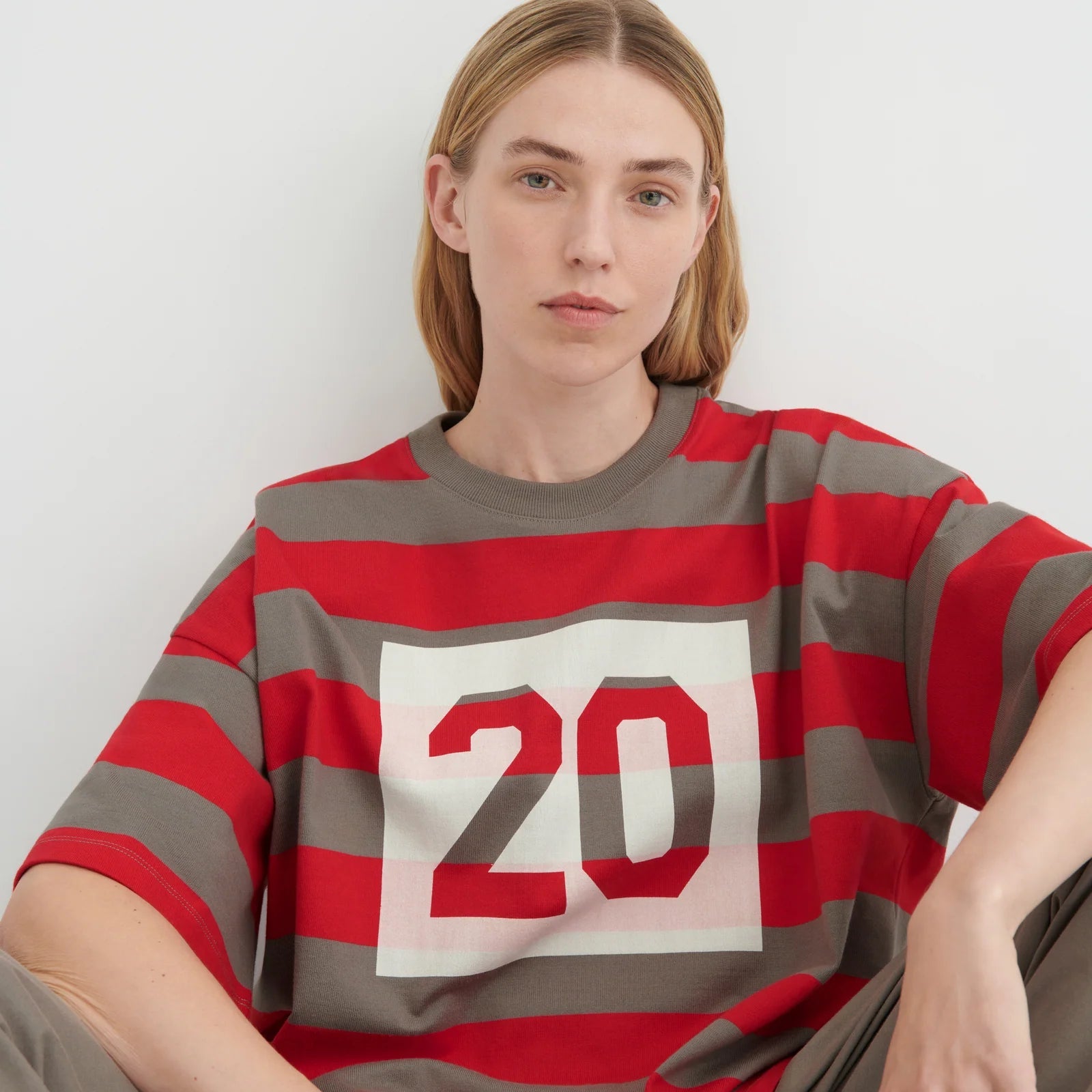 Twenty Tee - Poppy Stripe
