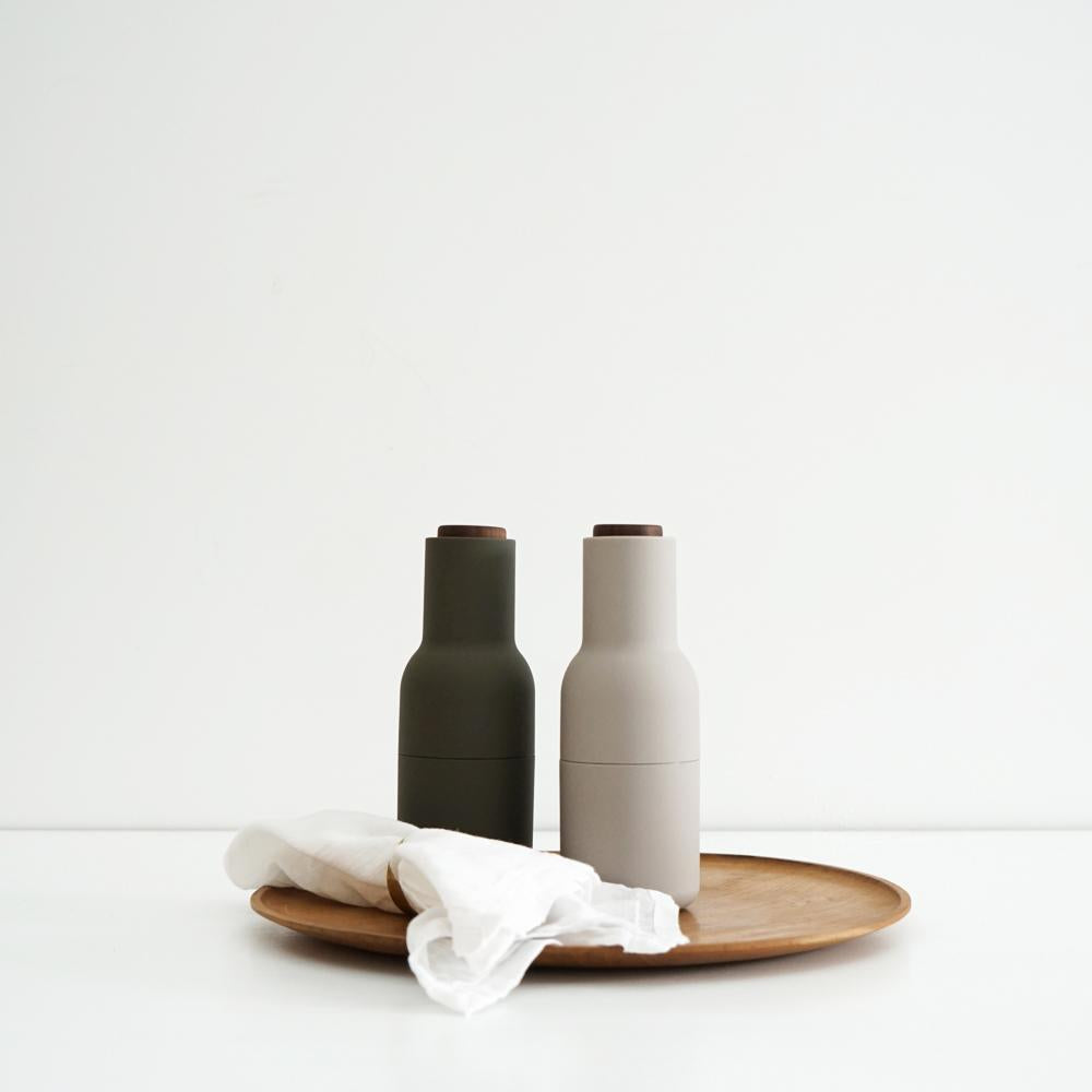 AUDO Salt & Pepper Grinders (Walnut Lid)